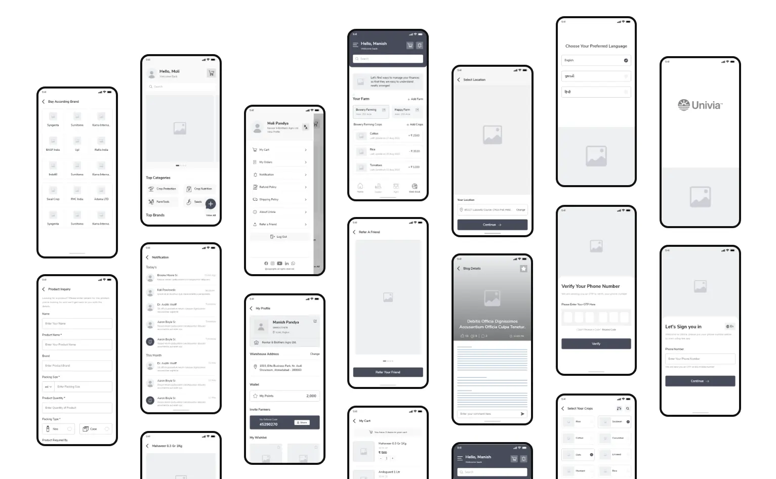 Dogs - after, processed photo