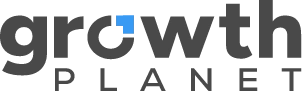 The Growth Planet learning platform shown on desktop and mobile