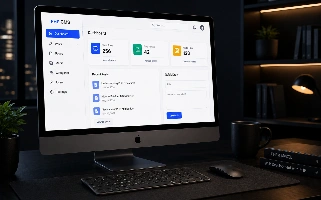 An editor managing content in a custom admin panel