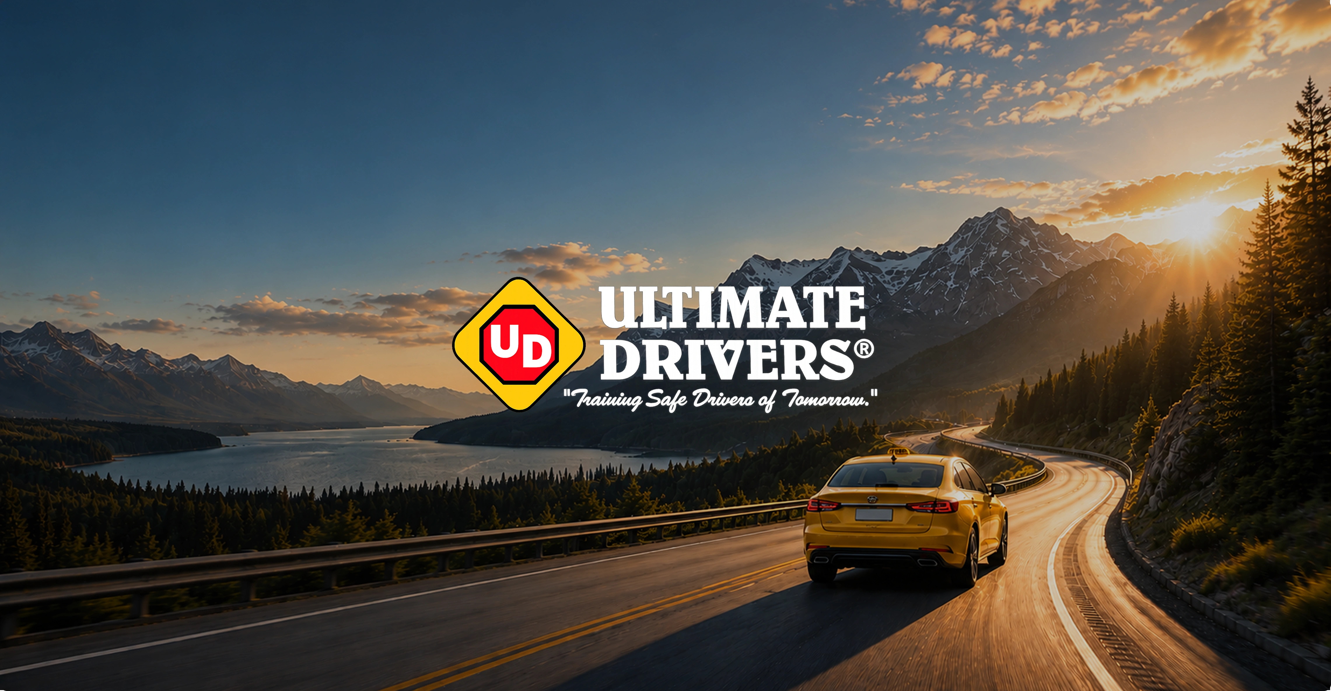 The Ultimate Drivers platform shown across desktop and mobile screens
